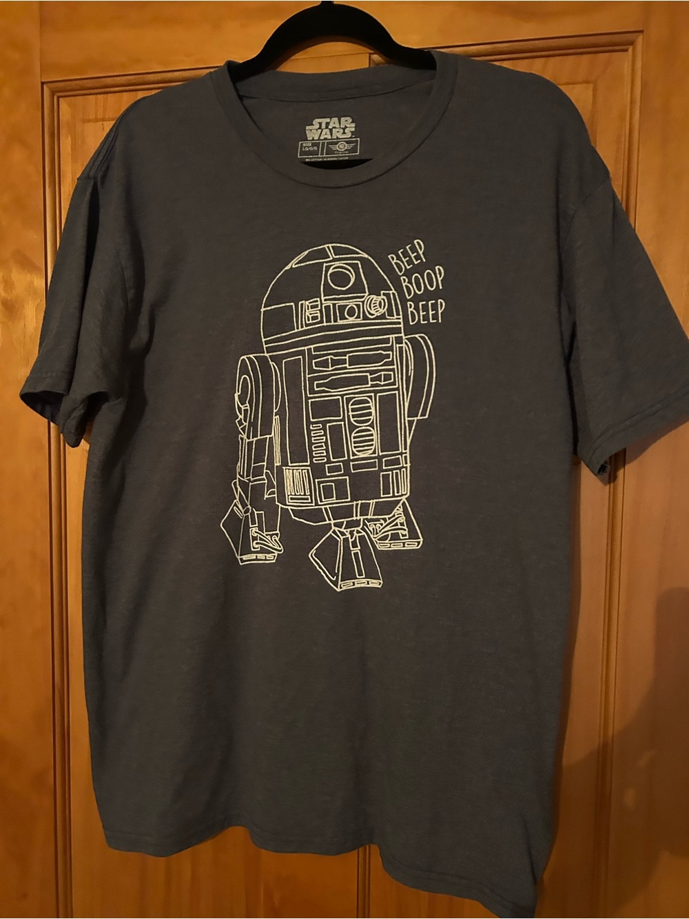 Star Wars Men’s R2-D2 Graphic Tee — Charcoal Gray